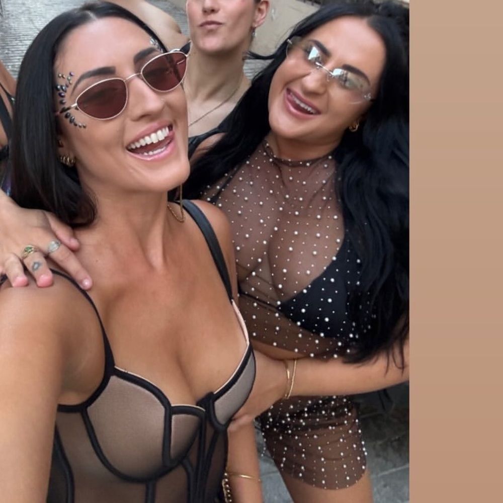 Black Mesh Rhinestone Set - Picture 7 of 7